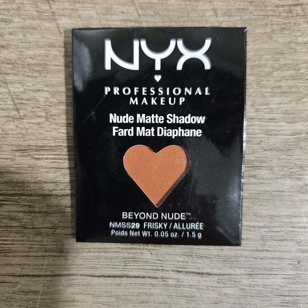 LOT OF 5 NYX Nude Matte Eye Shadow Refill - Sealed NMS29 Frisky Red - Picture 2 of 3